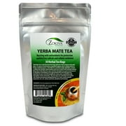 Yerba Mate Tea 100% Pure (30 Bags) All-Natural Immune System Support