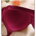 thumbnail image 4 of SMihono Push Up Bras for Women Plus Size Comfort Breathable Bra Wirefree Bra Full Coverage Everyday Bras with Support Lift Wine 44, 4 of 9