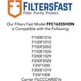 thumbnail image 2 of Filters Fast FFC16255HON Compatible Replacement for Honeywell 16x25x5 Air Filter MERV 11 FC100A1029 Pleated AC Furnace Air Conditioner Filters Actual Size: 15.875 x 24.75 x 4.25, 2-Pack, 2 of 9