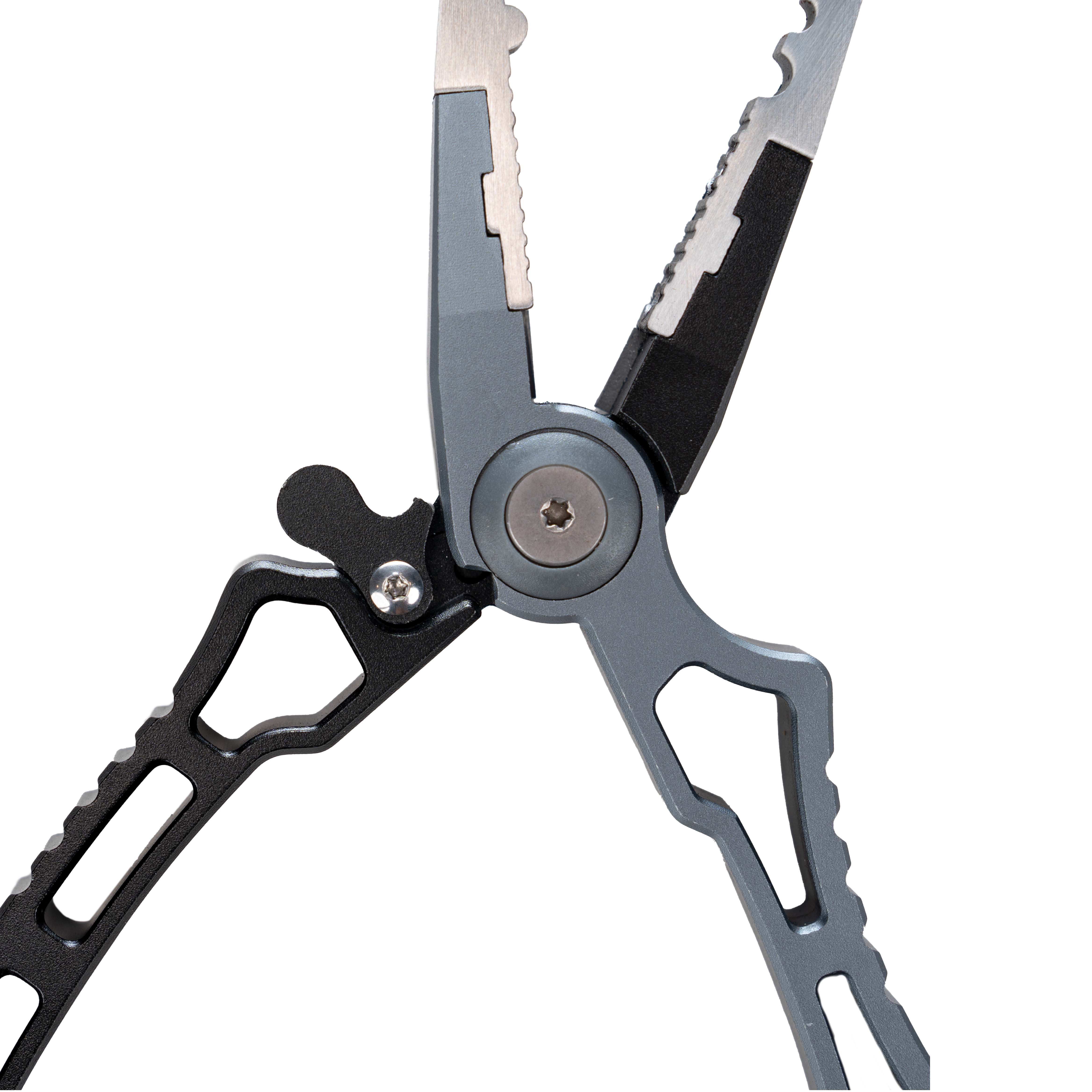 Ozark Trail 6.5 in Fishing Pliers with Split Ring Tool, Wire Cutters and Stainless Steel Jaws