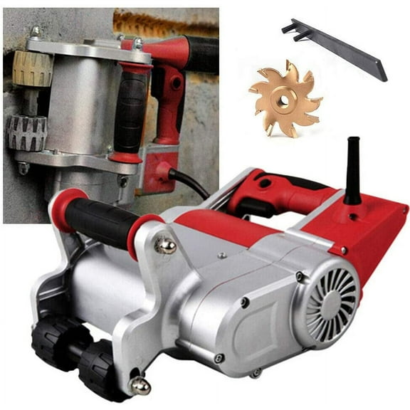 DENEST Wall Groove Cutting Machine Concrete Putty Powder 1100W Electric Floor Wall Chaser Wall Groove Cutting Slotting Machine 50Hz