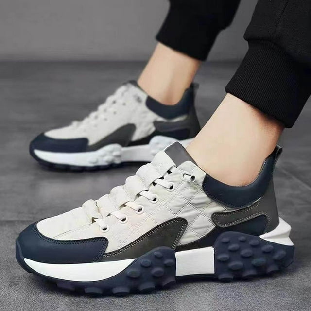 justharion Chaussures de Marche pour Hommes Antidérapantes Respirantes pour Randonnée Courtes Excursions Extérieur Blanc 39
