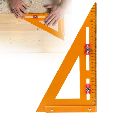 

Measuring Tools Square Tool Metric Speed Square Tool Innovative Square Tool Woodworking Square Building 2 In 1 Square Adjustable Carpenter by YHPOIJ