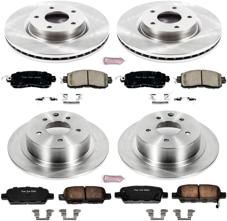 Powerstop KOE6495 PSBKOE6495 AUTOSPECIALTY STOCK REPLACEMENT BRAKE KIT Fits 2015 Nissan Altima
