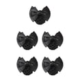 thumbnail image 3 of kurtrusly Bow Work Hair Clips Hair Accessories For And Style Snood Net Elastic Hair Nets Two Bows-black 5Set, 3 of 6