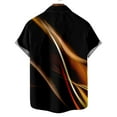 thumbnail image 6 of JINMGG Mens Tops under $5,Men Fashion Casual Buttons Printing Turndown Short Sleeve Shirt Blouse Black S, 6 of 6