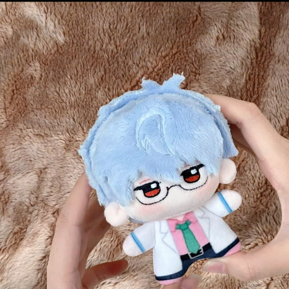 10cm Sakata Gintoki Plush Dolls Gintama Plush Doll Key Chain Bag Decoration Cute Doll Stuffed Collection Kids Toys Birthday Gift A