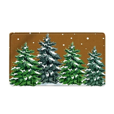

Upgraded Christmas Gifts Funny Gifts Christmas Door Mat Cartoon Gnome Floor Mat Hallway Kitchen Foot Mat Soft