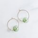 thumbnail image 5 of Guardurnaity 1 par de pendientes de aro, joyería para novias, regalos personalizados de aniversario, accesorios para disfraces, verde y blanco Type3 NO3 Guardurnaity AP011237-01, 5 of 6