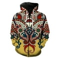 thumbnail image 1 of Sudadera con capucha y cremallera estilo nacional retro para hombre, ropa de calle informal de manga larga para adolescentes, gran oferta 2024, moda Harajuku genial, 1 of 6