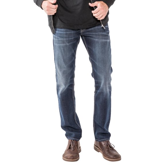 Silver Jeans Co. Men's Allan Classic Slim Jeans , Waist Sizes 28-44