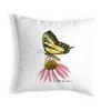 Betsydrake NC051 Tiger Swallowtail Butterfly Noncorded Pillow - Large