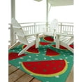 thumbnail image 4 of Kaleen Rugs Sea Isle Collection SEA12-36 Watermelon Handmade 7'6" x 9' Rug, 4 of 6