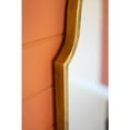 thumbnail image 3 of LARGE ARCHED MIRROR WITH BRASS FRAME, 3 of 4