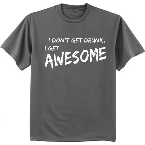 Big and Tall Graphic Tee Awesome Drunk Beer T-shirt