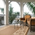 thumbnail image 4 of Safavieh Courtyard Steve Oriental Indoor/Outdoor Area Rug, Brown/Natural, 5'3" x 7'7", 4 of 10