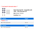 thumbnail image 2 of Valve Stem Seal Kit - Compatible with 1982 - 1995 Chevy S10 1983 1984 1985 1986 1987 1988 1989 1990 1991 1992 1993 1994, 2 of 2