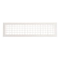thumbnail image 1 of Rejilla de ventilación de plástico Uxcell de 24x5 pulgadas, rejillas de ventilación de aire de salida con cubierta de filtro extraíble, blanca, 1 of 1
