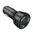 thumbnail image 3 of 3 USB Ports QC3.0 Quick Charging Car Cigarette Lighter Phone Charger Adapter, 3 of 7