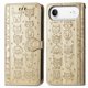 thumbnail image 1 of Funda Cartera FOXDOCK para iPhone Air , Flip PU con Relieve de Gatos y Perros, Tarjetero y Soporte, 1 of 6