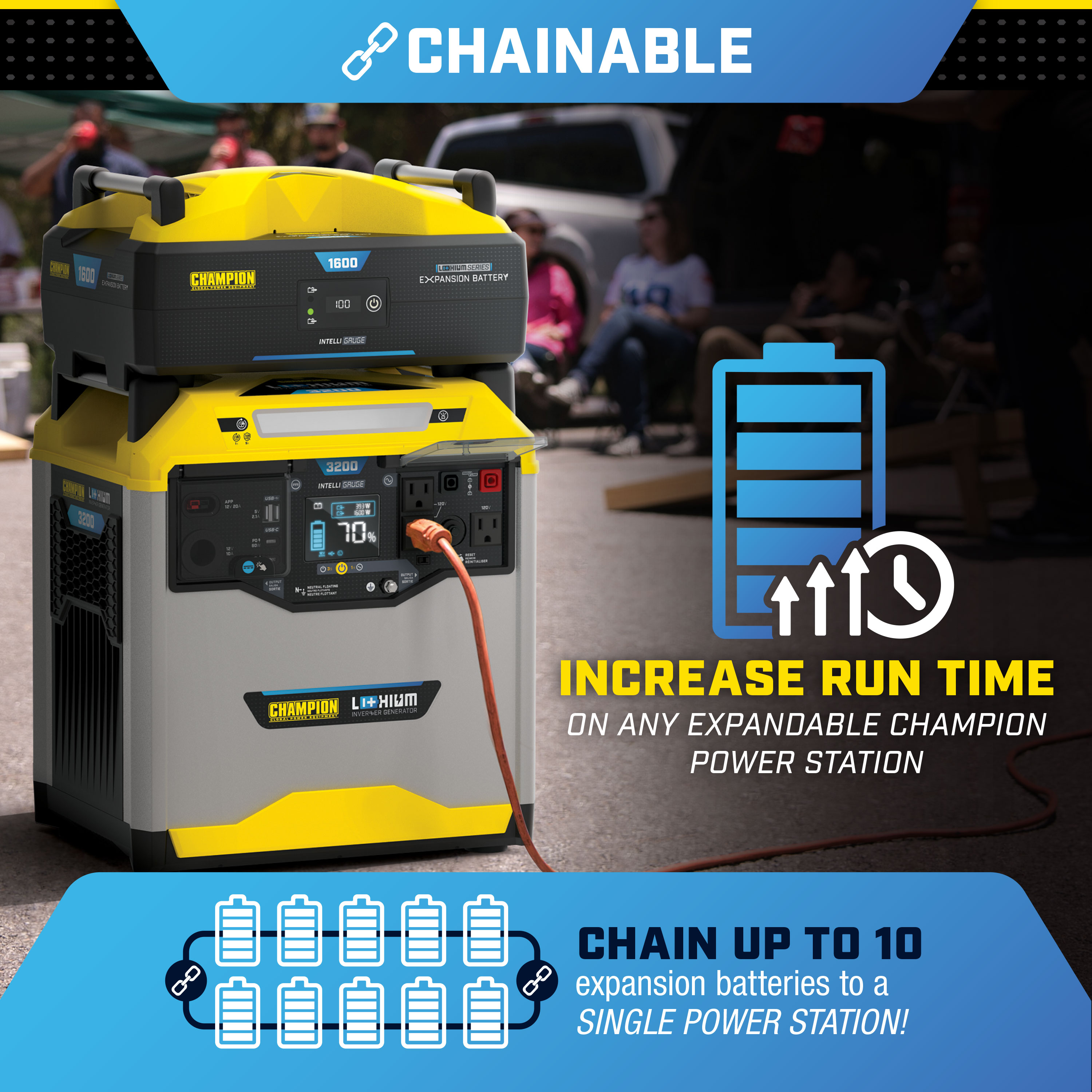 Champion Power Equipment 1638-Wh Lithium Ion Expansion Battery