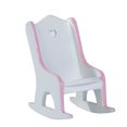 thumbnail image 1 of Koszal Dollhouse Rocking Chair Simulation Accessories Wooden Mini 1/12 Scale Rocking Chair Model for Role Play, 1 of 8