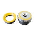 thumbnail image 2 of Tapa del extremo del mango del equipo de fitness, agarre de accesorio de entrenamiento de aleación de aluminio duradero Anillo amarillo, 2 of 9