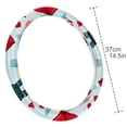 thumbnail image 4 of Eiffel Tower 14.5 Inch Printing PVC Leather Car Wheel Cover Steering Wheel Cover Auto Accessories, 4 of 6