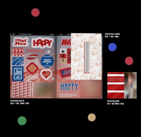 Jin ( BTS ) - Happy (Ver. 1 Journey) - Music & Performance - CD