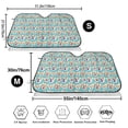 thumbnail image 3 of Uemuo Cute Corgi Head Pattern Accordion Car Windshield Sun Shade, Foldable Reflective Sun Visor for Car, Reflector Windshield Sunshade-, 3 of 7