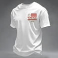 thumbnail image 2 of Dwelliawo Men's 250th Anniversary Usa Polo Shirt We the People Casual Polo Patriotic Shirts 250 Anniversary Usa Patriotic Shirt Short Sleeve Tee M White M, 2 of 5
