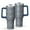 Navy-blue, variant on Leopard Print 40oz Tumbler– Stainless Steel Insulated Tumbler with Handle and Straw, Large Capacity Travel Cup for Hot & Cold Drinks