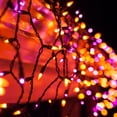 thumbnail image 6 of Kringle Traditions Halloween Purple Orange Outdoor Mini Icicle Light 150 Lights, 6 of 8