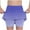 Light Blue, variant on Cowsor Girls Skort Tummy Control Plus Size Skorts for Women High Waist Athletic Sports Pants Skirt Casual Shorts