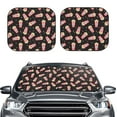 thumbnail image 2 of Daiia Popcorn 2PCS Car Windshield Sun Shade, Foldable Sun Shield for Car Front Window, Auto Sun Blocker Visor Protector Universal for Truck SUV Pickup-Small, 2 of 7