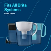 Brita Large 10 Cup Water Filter Pitcher with 1 Brita Elite Filter, Made Without BPA, Huron, White