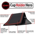 thumbnail image 2 of CupHolderHero for Chevy Silverado 1500 and GMC Sierra Accessories 2019-2021 Custom Liner Accessories – Premium Cup Holder, Console, and Door Pocket Inserts - (Crew Cab with Bench Seats) (Red Trim), 2 of 5