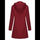 thumbnail image 4 of Chaqueta Impermeable para Mujer con Capucha, Abrigo Impermeable para Mujer, Cortavientos Vino Tinto XL, 4 of 8
