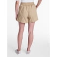 thumbnail image 3 of Time and Tru Women's Poplin Shorts, Sizes XS-XXXL, 3 of 5