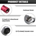 thumbnail image 5 of 2-In-1 Mini Hex Wrench Hand Sockets Ratchets 1/4 Wrench Set, 5 of 5