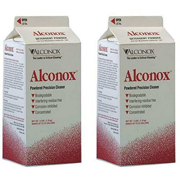 Alconox Detergent Cleaning Concentrate 4 lb. Container (2)