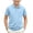 Light Blue, variant on NORO ARK Kids' College-Style Short-Sleeve Turn-Down Collar Shirt (2-15 Years) Breathable Stretch Uniform Top for School & Casual Wear 95% Polyester 5% Spandex Gray Size 2T