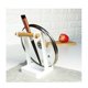 thumbnail image 3 of Soporte multifunción para tapa y cuchara, soporte para cuchara y cucharón, soporte para utensilios de cocina, soporte para tabla de cortar, soporte para cuchara, blanco, 3 of 5
