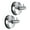 Silver, variant on Set Of 2 Strong Suction Cup Hooks Waterproof Wall Mounted Hooks for Bathroom
