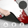 thumbnail image 3 of Lsque Winter Christmas Snowflake Print 4-Piece Floor Mats, Heavy-Duty Rubber Liners, Anti-Slip Design, All-Season Automotive Protection, Vehicles, Cars, Trucks, and SUVs, 3 of 7