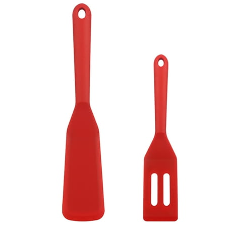 

2 Piece Silicone Shovel Set Cookie Shovel Fried Egg Spatula Steak Shovel Flat Bottoming Pot Small Spatula Kitchen Tools 2024 Clearance