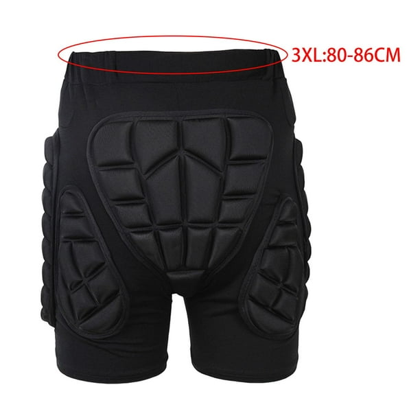 3D Sports Ski Hip Pad, Protection Hip Pants Adjustable Riding Protective  Body Protection Protector for Skateboard Roller Skating Adults Kids , XXXL  