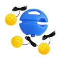 thumbnail image 2 of Entrenador de Pickleball y pelota de Pickleball con cordón portátil con mango Pickleball con 3 bolas amarillas, 2 of 8