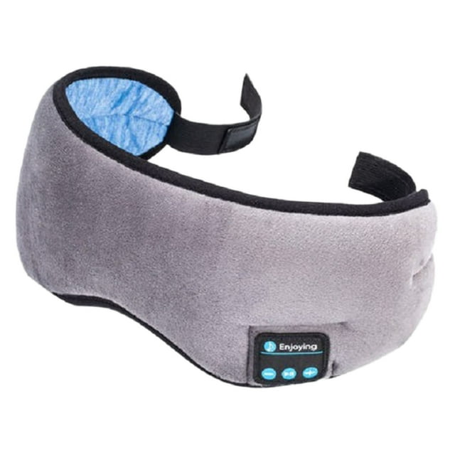 TIELUTT Écouteurs Sans Fil Intelligents Bleus avec Musique, Chauds, pour l'Extérieur, Insonorisés, en Laine pour Dormir, pour Femmes, Mode Hiver, Randonnée, Chapeaux pour Hommes, Jeunes, Planche à Neige, Baseball, Boîte de Nuit