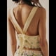 thumbnail image 5 of Blusa de Mujer Sin Mangas con Cuello Redondo, Dobladillo Ondulado con Colores Contrastantes y Bordado Beige L, 5 of 7
